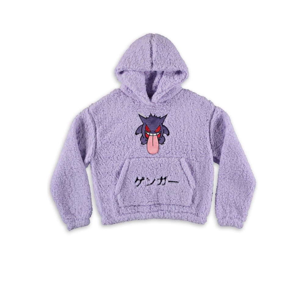 PokÃ©mon - Gengar Teddy Hoodie - Purple